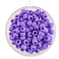 Plastic pony beads x 1000 piece pack in Lilac.