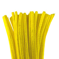 A craft room staple and sometimes referred to as pipe cleaners, these chenille stems are available in various colours. Each chenille stem measures approximately 6mm in diameter and is 30cm long. This option is sold in a 50 piece, retail pack.