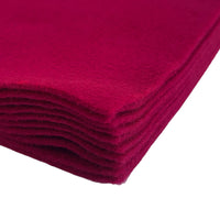 A pack of 10 felt sheets in Mulberry by Craftworkz