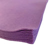 A pack of 50 felt sheets in Lilac by Craftworkz