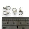 Lobster clasps measuring 12mm x 7mm. Available in silver or gold colour. Nickel free.