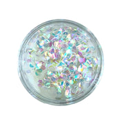 Craftworkz Hexagonal Glitter is our chunkiest glitter with a 3mm flake size. Super sparkly, high quality, PET glitter. Shimmering, iridescent, mother of pearl like flakes in a 100g bag.