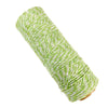 Craftworkz Twine in Lime is a 2 tone twine, 4ply cotton twine and comes on a 100m roll.