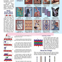 Sample page from Fantasy Beaded Bags book. A Design Originals publication by Deb Bergs.