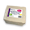 Craftworkz natural Air Drying Clay 2.5kg block. Australian made.