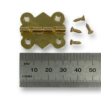 Brass hinge number 1034 31 x 25mm by Craftworkz