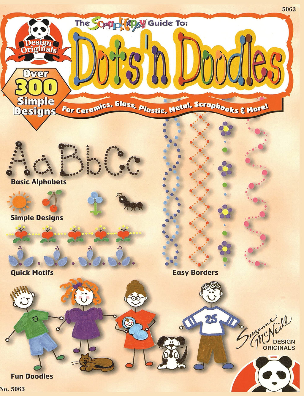 Dots 'n Doodles book. A Design Originals Publication by Suzanne McNeill. ISBN 1-57421-743-7