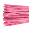 A craft room staple and sometimes referred to as pipe cleaners, Craftworkz chenille stems are available in various colour packs. Each chenille stem measures approximately 3mm in diameter and is 30cm long. This is the Light Pink colour option.