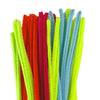 A craft room staple and sometimes referred to as pipe cleaners, these chenille stems are available in various colours. Each chenille stem measures approximately 6mm in diameter and is 30cm long. This option is sold in a 50 piece, retail pack.