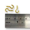 Craftworkz Brass Cup hook 9mm. Available in packs of 10 or 100 pieces.