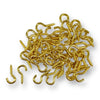 Craftworkz Brass Cup hook 9mm. Available in packs of 10 or 100 pieces.