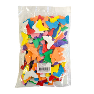 A 160 piece pack of EVA foam butterfly shapes by Craftworkz