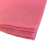 A pack of 50 felt sheets in Baby Pink by Craftworkz