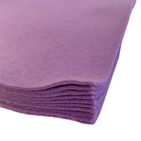 A pack of 10 felt sheets in lilac by Craftworkz