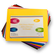 Craftworkz soft and flexible, EVA foam sheets measure 30 x 38cm and are approximately 2mm thick. This pack contains 1 sheet each of 10 different colours.