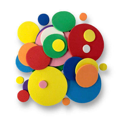 EVA fun foam circle shapes by Craftworkz