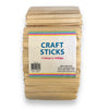 Natural wooden craft sticks by Craftworkz in a 1000 piece pack.