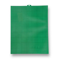 Craftworkz Plastic Mesh 7 Count Canvas Sheets can be used for a variety of craft projects. Simply use your chosen medium to stitch through the canvas in any design or pattern you like. They are bendable and easy to cut, making it possible to create anything from coasters and placemats, to bookmarks, boxes and bags.   Each sheet measures 27 x 34.5cm.