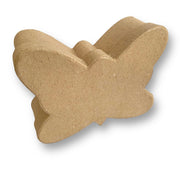 Cratworkz papier mache Butterfly shaped box comes plain, ready to be decorated with paint, glitter, rhinestones, stickers etc.   Made with a matt, kraft paper finish. Perfect for collage crafts and gift giving.  Available in 2 sizes.