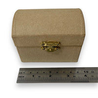 Papier Mache treasure chest with brass catch  by Craftworkz.