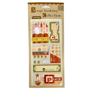 Scrapbooking Sticker & embellishments SC1602A by Craftworkz.