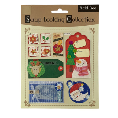 Christmas themed, scrapbooking sticker & embellishments SCX601B by Craftworkz.