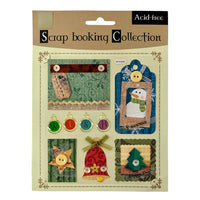 Christmas themed, 3D scrapbooking sticker & embellishments SCX602C by Craftworkz.
