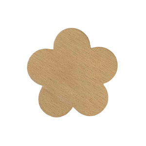 Plywood flower shape craft blank by Craftworkz.