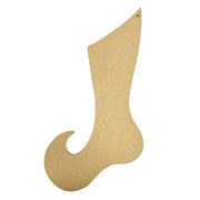 MDF Christmas stocking craft blank. Made in Australia by Craftworkz.