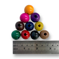 Wooden Beads Round 18mm x 100pc