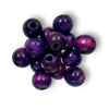 Wooden Beads in purple by Craftworkz.