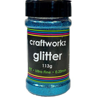 Ultra Fine Glitter 113gm Jar - 0.2mm (1/128")