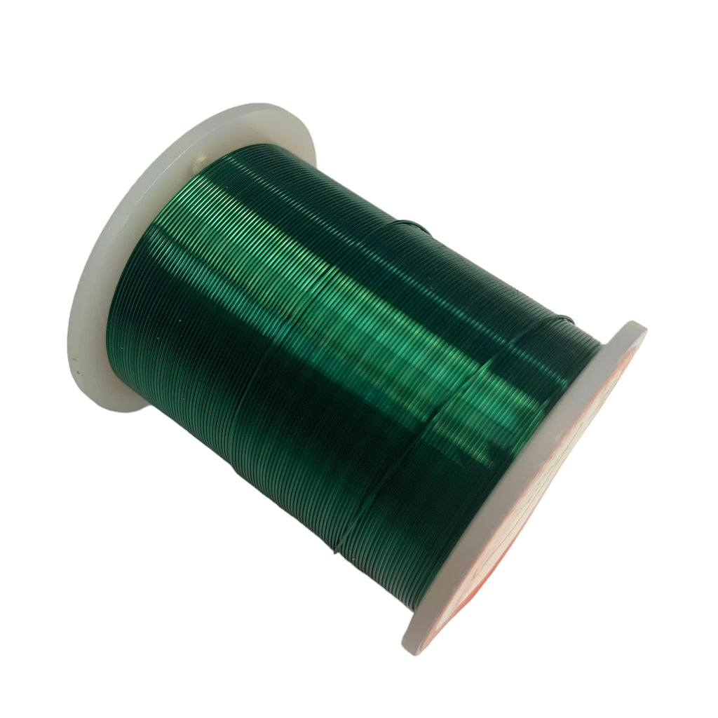 Beading wire green