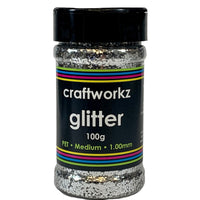 Medium Glitter 100gm Jar