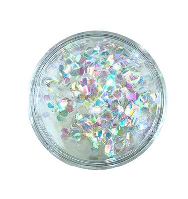 Hexagonal Opalescent Chunky Glitter 100g