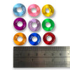 Plastic ring bead 16mm assorted colours by craftworkz.