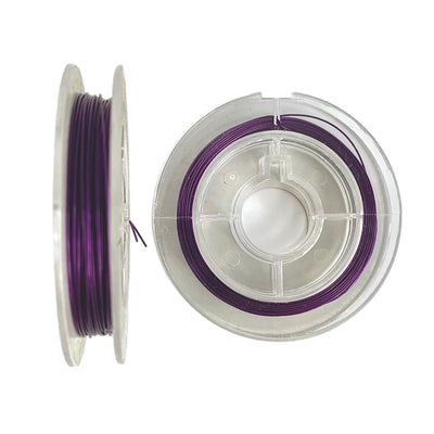 Purple tiger tail wire 10m spool