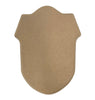 A beige MDF craft blank with a routered edge, intended for crafting and decoration. Made in Australia by Craftworkz.