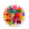Plastic Star Beads. Multi coloured. Made in USA.