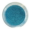 A sample pot of ultra fine glitter in Aqua colour by Crafworkz