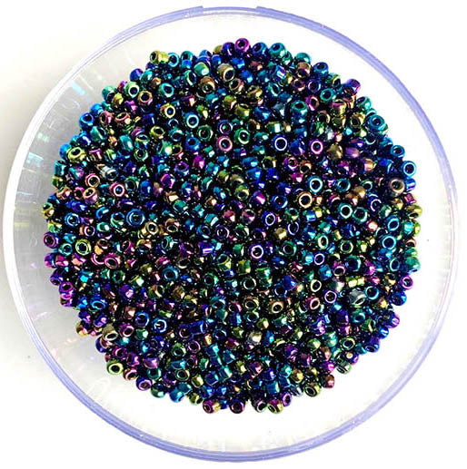 Craftworkz size 10/0 approx. 2mm glass seed beads. Available in over 30 colours.