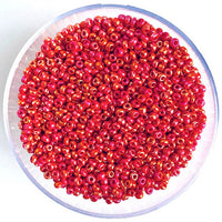 Craftworkz size 10/0 approx. 2mm glass seed beads. Available in over 30 colours.