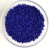 Craftworkz size 10/0 approx. 2mm glass seed beads in opaque royal blue. Available in over 30 colours.