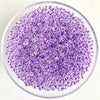 Craftworkz size 10/0 approx. 2mm glass seed beads in transparent lilac. Available in over 30 colours.