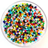 Craftworkz size 10/0 approx. 2mm glass seed beads in multi colour.  Available in over 30 colours.