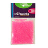 A pack of pink seed beads from Craftworkz brand, suitable for beading and jewelry making.