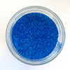 A jar of Craftworkz brand ultra fine glitter in royal blue colour option.