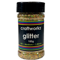 Medium Holographic Glitter 100gm Jar