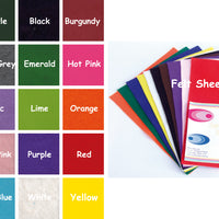 Felt Sheets x 50 Piece Pack