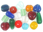 Glass Beads Frosted Large Mix